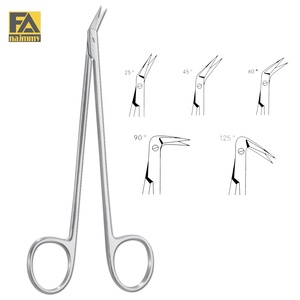 Ciseaux chirurgicaux personnalisés à prix de gros, ultra-affûtés et coudés (25, 45, 60, 90, 125 degrés), instrument de chirurgie générale certifié CE - Product Image 1