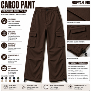 Pantalones de Trabajo Resistentes con Logotipo Personalizado, Bordado e Impresión, Múltiples Colores, Tallas y Telas, MOQ Bajo, Envío Global - Product Image 1