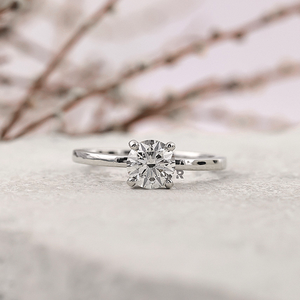 Anillo de Compromiso de Lujo con Diamante Cultivado en Laboratorio, Certificado IGI, Corte Celta Solitario, 1-5ct, Oro 10K/14K/18K/PT950, Joyería Personalizada para Mujer - Product Image 1