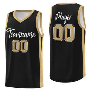 Maillot de basket personnalisé pour les Golden State, col en V, sans manches, nom de l'équipe, numéro du joueur, impression par transfert thermique, broderie, unisexe - Product Image 1