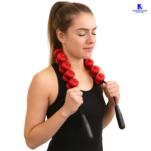 K-Star – auto-masseur d'acupression rouge pour soulager la douleur sur tout le corps, outil d'acupression, dispositif de massage de physiothérapie et de bien-être - Product Image 2