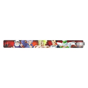 Dragon <b>Ball</b> Z Character Print Leather Waist Support Belt Adjustable Buckle Closure Unisex Fitness <b>Exercise</b> Gear - Product Image 1