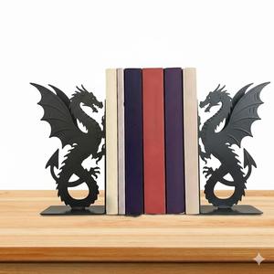 Porte-livres en acier découpé au laser, design personnalisé avec logo de marque, promotionnel en gros - Product Image 1