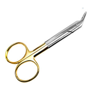 Tijeras de podar bypass con hoja de acero inoxidable de borde serrado de 185 mm de longitud para corte de cables, mango de PP, CE By Grip Surgical - Product Image 5