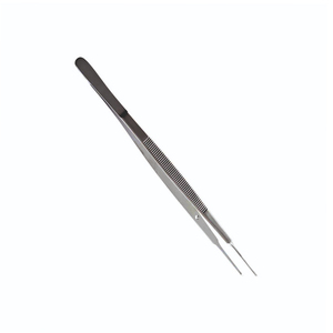 Pinces à pansements chirurgicales à pointes dentelées délicates, 18 cm, instrument manuel en acier inoxydable pour usage hospitalier et clinique - Product Image 5