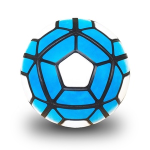 Balón de Fútbol Amarillo Naranja Personalizable, Inflado, para Entrenamiento, Resistente al Desgaste, Diseño Panelado, 0.4-0.45kg - Product Image 3
