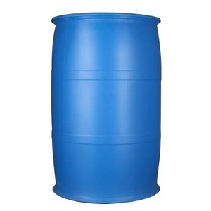 Tambor de Plástico de 55 Galones con Tapa Abierta, Tambor de Plástico Azul de 200 Litros con Tapa con Cierre - Product Image 2