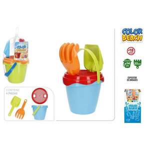 Ensemble de seaux de plage CUBO PLAYA D14CM pour enfants, jouets de plage - Product Image 3