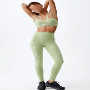 Leggings de yoga taille haute pour femmes, doux, extensibles, respirants, pantalons de sport, de compression, pour l'entraînement, la course, le fitness, vêtements de sport. - Product Image 1