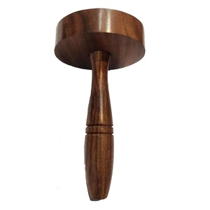ZARA ENTERPRISES Bâtonnet à cocktail en bois massif, forme personnalisée, finition antique polie, tête plate, pour menthe, citron vert et ail - Product Image 4