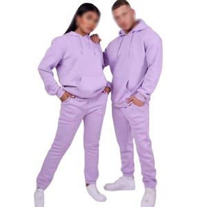 Ensemble de survêtement en molleton 100% coton imprimé personnalisé Logo Hommes Femmes Séchage rapide - Product Image 5