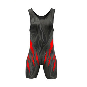 Wrestling <b>Singlets</b> Unisex Power Lift <b>Weightlifting</b> Stretch 100% Polyester <b>Singlet</b> Wrestling Suit Wholesale OEM Service - Product Image 2