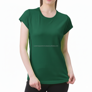 T-shirts en coton personnalisés brodés pour femmes, respirants, design uni, haute qualité, vente en gros, OEM, tee-shirts imprimés - Product Image 6