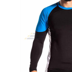 T-shirt de compression à manches courtes pour homme - Spandex/Polyester, séchage rapide et respirant, pour entraînement MMA/BJJ, sport et gym - Product Image 4