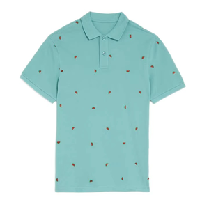 Diseña tu Propia Camiseta Polo de Marca Personalizada, Manga Corta, para Hombre, de Poliéster, Ajustada, para Golf - Product Image 6