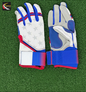 Guantes de Bateo de Béisbol Profesionales Unisex de Piel de Cabra Digital con Puño Largo, Equipo de Béisbol - Product Image 1