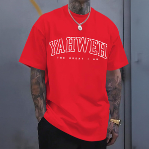 Camiseta extragrande para hombre, estilo Hip Hop, holgada, de manga corta, de algodón pesado, informal, de verano, a la moda, ropa de calle - Product Image 4