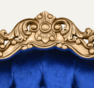 Silla de Trono Tallada a Mano en Madera de Caoba Sólida, Diseño Europeo, Mueble Real Clásico Antiguo - Product Image 5