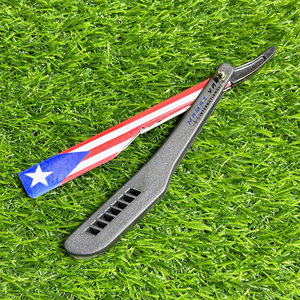 Rasoir de barbier à lame coulissante classique, motif drapeau américain, avec lame amovible et affûtée, pour l'épilation et le rasage de la barbe, outil de nettoyage - Product Image 6