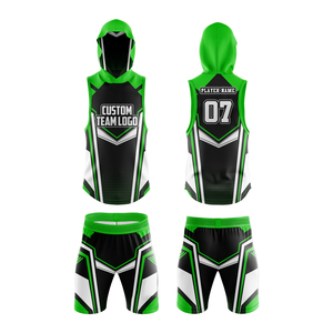 Tenue de football américain légère à séchage rapide et respirante, maillot d'équipe 7v7 personnalisé avec nom et numéro, ensemble de vêtements de sport - Product Image 6