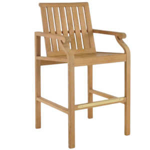 Chaise en teck de bonne qualité, idéale pour l'extérieur, robuste et durable, au style moderne. - Product Image 3