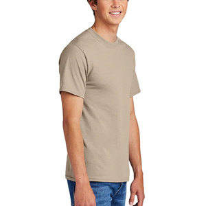 เสื้อยืดผู้ชาย แขนสั้น ทรงพื้นฐาน ใส่ได้ทุกโอกาส ผ้าคอตตอน 100% เนื้อผ้าวอร์สเตด น้ำหนักเบา พิมพ์ลายโลโก้ ทรงหลวม คอกลม - Product Image 3