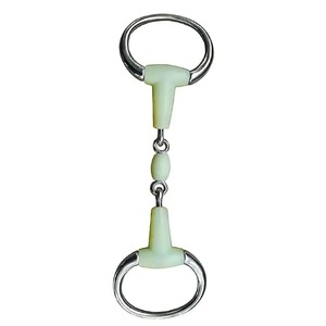 Mors à étrier pour cheval, mors à anneaux mobiles en acier inoxydable, mors à anneaux mobiles pour l'entraînement et l'équitation des chevaux - Product Image 1