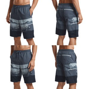 Shorts en nylon pour homme au design élégant, avec un style Horizon Flex et des détails fonctionnels performants - Product Image 3
