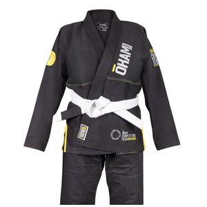 Kimono de Jiu Jitsu Ligero y Duradero, Listo para la Competencia, con Logotipo Personalizado, Uniforme de Artes Marciales BJJ Gi con Característica Elástica, 100% Algodón - Product Image 1