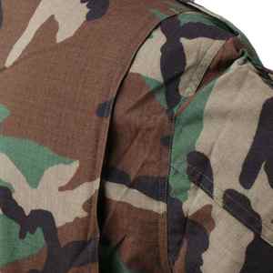 Ensemble uniforme camouflage unisexe de qualité supérieure, veste tactique en ripstop, pantalon, toutes saisons, polyester, coton, vêtements de garde - Product Image 4