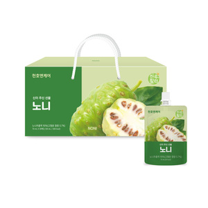 [ChunhoNcare] Jus d'extrait de Noni 70ml 30 sachets Boisson santé coréenne en sachet Mélange de pomme Complément alimentaire Vente en gros - Product Image 1