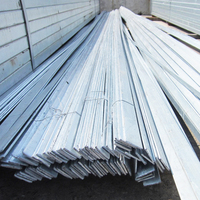 Galvanizado A36 A53 Q235 Q345 S235JR S355JR GI Barras planas de acero Espesor 3,0-60,0mm Barra plana con revestimiento de zinc 40g 60g 80g 100g