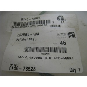 Cable de Tierra AMAT 0140-78528 LOTO BCX-MIRRA - Equipo y Piezas de Semiconductores de Confianza de Marca Global - Product Image 1