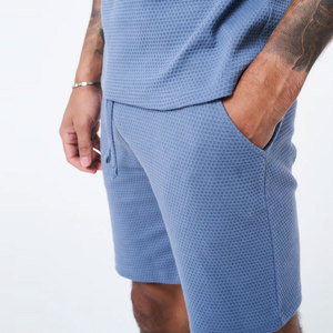 Conjunto de Camiseta y Pantalones Cortos de Diseño Urbano en Color Sólido, Ropa Casual de Moda / Material de Alta Calidad con Logotipo 2026 - Product Image 6