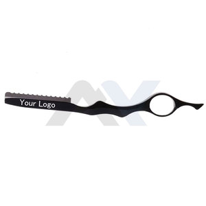 Rasoir professionnel en acier inoxydable pour coiffure, effilage, texturisation et coupe, idéal pour salon et usage domestique, type rasoir à plumes - Product Image 1