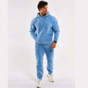 ชุดวอร์มเทคฟลีซผู้ชายแบบกำหนดเอง ผ้าฝ้าย 60% โพลีเอสเตอร์ 40% ชุดวอร์มสำหรับวิ่งออกกำลังกายฤดูหนาวแบบ unisex พร้อมโลโก้ ชุดสไตล์แทรคสูท - Product Image 3