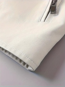 Chaqueta de Cuero para Hombre con Estructura de Tela Resistente para Uso Diario y al Aire Libre - Product Image 5