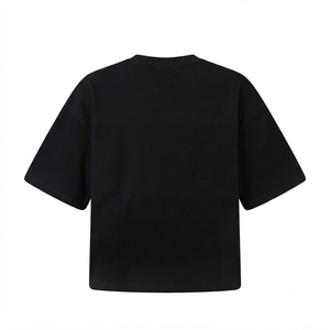 T-shirt surdimensionné en chenille brodé, design personnalisé, tee-shirt en coton unisexe, vêtements de mode streetwear - Product Image 2
