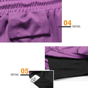 Built In <b>Compression</b> Gym <b>Shorts</b> For <b>Men</b> Muscle Support Reduce Friction Smooth Texture Blended Fabric <b>Shorts</b> With Custom Logo - Product Image 4
