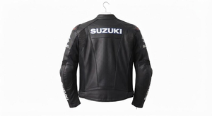 เสื้อแจ็คเก็ตหนังสำหรับขี่มอเตอร์ไซค์ Zuzuzki รุ่น Unisex ทนทานและสวมใส่สบาย ตัดเย็บตามสั่ง มาตรฐาน CE - Product Image 2