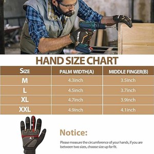 New Design Custom Logo Reinforced Synthetic Leather Amara Mechanic <b>Gloves</b> Tpr Inject Abrasion Resistant <b>Touchscreen</b> Work <b>Gloves</b> - Product Image 6