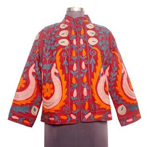 Chaqueta Cotrise Bordada de Diseñador para Mujer, Forro de Algodón Ecológico Tradicional de Primera Calidad, Abrigo de Otoño Invierno al por Mayor - Product Image 1
