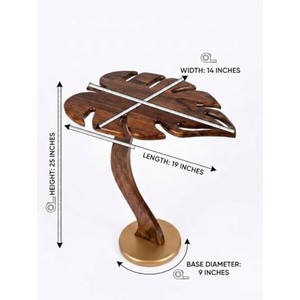 Sheesham Wood Asymmetrical <b>Rectangle</b> <b>Side</b> <b>Table</b> Modern Design Handmade Durable Tabletop Living Room Furniture Wholesale India - Product Image 3