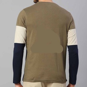 Chemises à manches longues pour hommes, style élégant, vente chaude, sur mesure, fabrication directe, haute qualité, couleurs unies, 100% coton, col rond - Product Image 4