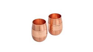 Elegante taza de cobre y vidrio, perfecta para eventos, fiestas, servicio de mesa y regalos. Venta al por mayor desde India. - Product Image 3