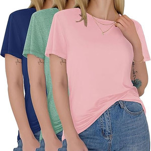 Camiseta de Mujer con Estampado Gráfico, Estilo Holgado, Algodón Suave, Informal, para Moda Moderna y Comodidad Diaria - Product Image 3