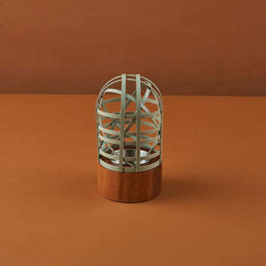 Quemador de Incienso de Madera y Latón con Tapa Perforada, Quemador de Oud Bakhoor de Lujo para el Hogar, Regalo y Uso en Ramadán - Product Image 4