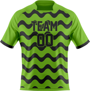 Camiseta de Fútbol Personalizada para Hombre, para Clubes, Equipos, Ligas, Escuelas Deportivas, Camiseta de Fútbol Transpirable de Malla, OEM Sublimada, Poliéster/Algodón - Product Image 5