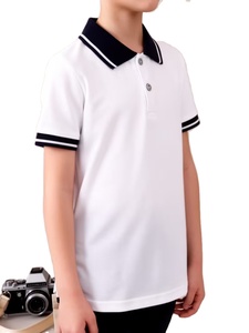 Adults' Jersey Short Sleeve Polo Uniform 100% Cotton High School Summer Casual Wear Sports Parties School Event Bangladesh - Product Image 3