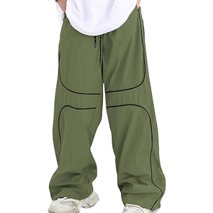 Spring <b>Summer</b> New American High Street Retro Functional Low Waist Men's Sports Casual Loose Straight Sport <b>Pants</b> - Product Image 6